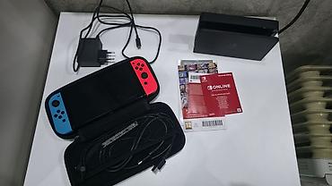 Nintendo Switch OLED со всем комплектом аксессуаров. Состояние