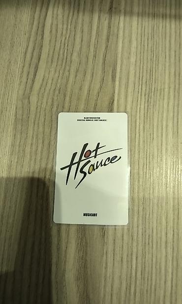 pokemon karti: Məhsul: BABYMONSTER “Hot Sauce” rəqəmsal single üçün rəsmi photocard — 2