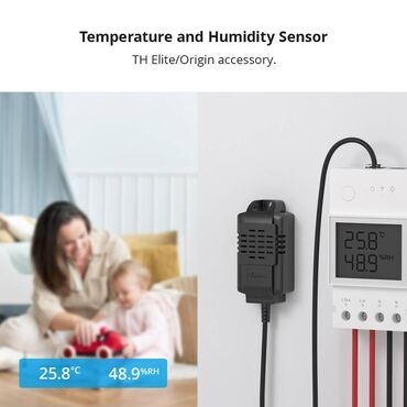 realme c35 qiymeti kontakt home: Ağıllı temperatur və rütubətə nəzarət açarı "SONOFF TH Elite 20A"