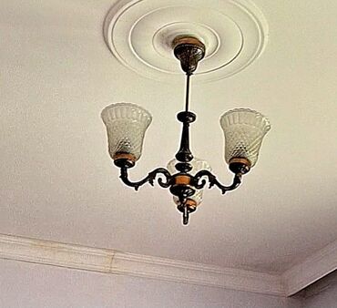 qızdırıcı lampa: Çılçıraq, 3 lampa, Şüşə