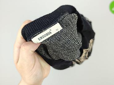 czarny golf: Enzoria, Sweter damski, rozmiar One size — 4