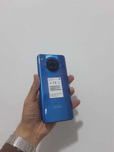 telefon kabloku: Honor 50 Lite, 128 ГБ, цвет - Синий, Отпечаток пальца, Face ID