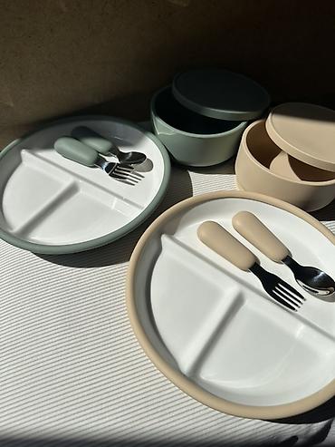 silver kitchen: Детский набор посуды для прикорма Состав набора: - Разделённая — 1