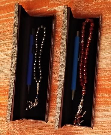 tebi saclar: Təbii daşlardan gözəl hədiyyəli təsbeh Boz HEMATİT 15 AZN Qırmızı — 1