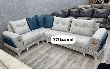 divan fabrikası: Künc divan dəsti - Model: L formalı künc divan - Rəng və material — 1