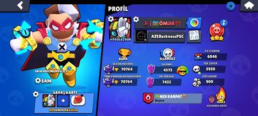 Digər oyun və konsollar: Brawl Stars hesabları. Hesablar güclü döyüşçülərə və unikal dərilərə