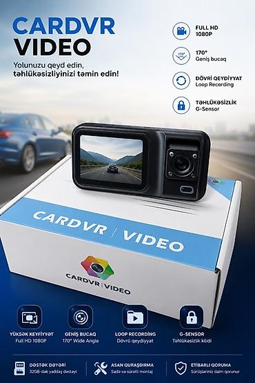 dvr 32: Avtomobil üçün videoregistrator - Video keyfiyyəti: Full HD 1080p - — 1