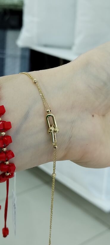 Физика: Браслет, Tiffany, Желтое золото, 585 проба, 174 г