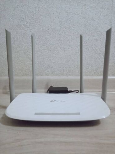 комнатная антенна: Wi-Fi роутер мощный 2-диап. в идеальном состоянии, 4-антенный, TP-LINK