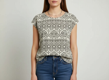 białe t shirty massimo dutti: Жіноча блуза, розмір M