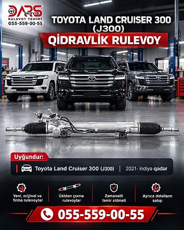 2107 most: TOYOTA LAND CRUISER 300 (J300) — Qidravlik Rulevoy ƏSAS OEM / EEM — 1