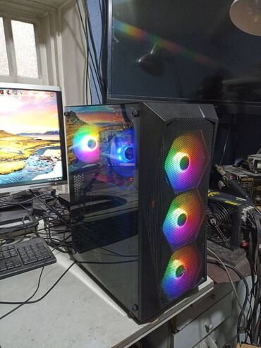 Настольные ПК и рабочие станции: Компьютер, ядер - 6, ОЗУ 16 ГБ, Игровой, Б/у, Intel Core i5, AMD Radeon RX 580, HDD + SSD — 8