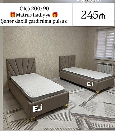 taxt ortukleri: Tek nəfərlik və cüt nəfərlik çarpayı modelləri - Ölçü: 200x90 – — 2