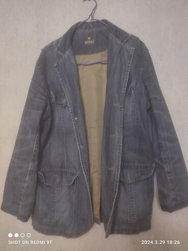купить джинсовую куртку мужскую: Джинсы 7XL (EU 54), цвет - Серый
