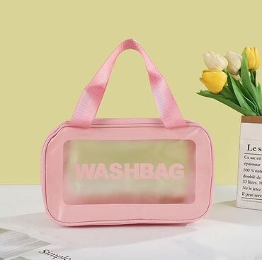 kosmetika çantası: Kosmetika çantası. Yol üçün Su keçirməyən Rahat daşıma tutacağı Sıx