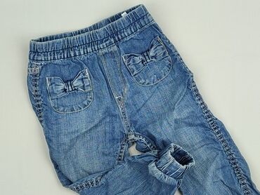 spodnie hello kotty: Spodnie jeansowe, H&M, 1.5-2 lat, 92, stan - Idealny