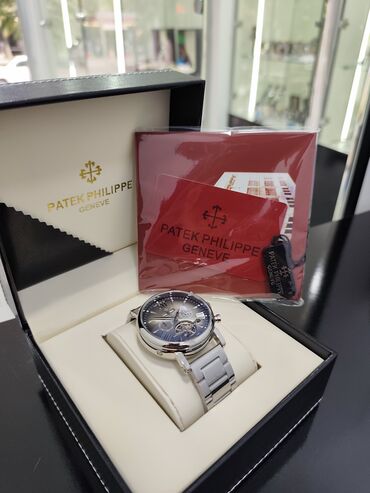 Qol saatları: Qol saatı, Patek Phillipe, rəng - Gümüşü