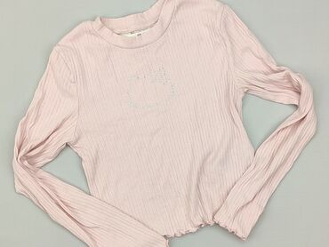 luźny crop top: Top, H&M, 10 lat, 134-140 cm, stan - Idealny