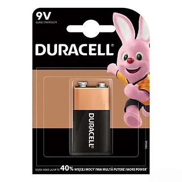 Baterije: Duracell 9V alkalna baterija (6LR61/MN1604) - Tip: 9V blok baterija - — 1