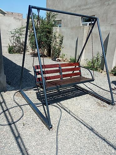 Bağ evi və bağ üçün hərşey: Yqelləncək qalın stenka turba 7lə yıgılıb qiyməti 250manat — 2