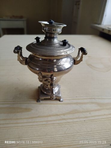 saatı: Старинный самовар, 1960 год, Сталь, Состояние: Отличное