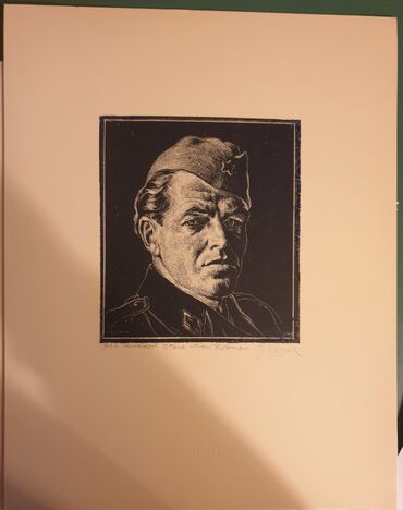 slike beograda ulje na platnu: Franc Rozman - Stane . Grafika iz 1944.godine Umetnik i slikar BOŽIDAR