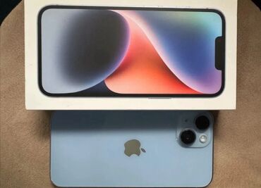 zaryatqa aparati: IPhone 14, 128 ГБ, Blue Titanium, Гарантия, Отпечаток пальца, Беспроводная зарядка