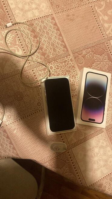 apple iphone 8: IPhone 14 Pro Max, Б/у, Черный, Кабель, Коробка, 88 %