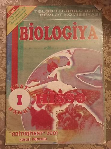 1984 kitab: 2001 test topluları kimya fizika biologiya fenninden — 1