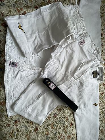этик: Дзюдоги Mizuno + чёрный пояс (IJF Approved) - Комплект: куртка — 3