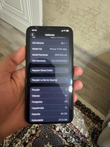 Apple iPhone: IPhone 11 Pro Max, 64 GB, Matte Midnight Green, Face ID — 6