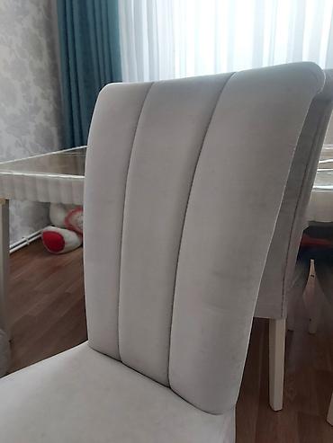 işlənmiş stular: Qonaq otağı üçün, İşlənmiş, Qatlanmayan, rəng - Bej Stul — 2