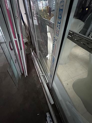 plastik setka qapi: İşlənmiş Plastik qapı 90x230 sm Çərçivə ilə, Ünvandan götürmə — 2