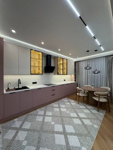 сдается квартира в пишпеке: 3 комнаты, 107 м², Элитка, 12 этаж, Дизайнерский ремонт