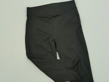 Spodnie 3/4 S (EU 36), stan - Bardzo dobry, wzór - Jednolity kolor, kolor - Czarny