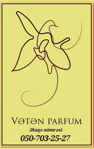Ətriyyat: "Vətən Parfum" -dan əlaqə nömrəsi. Ətir və kosmetika məhsulları ilə lalafo.az -da Ətriyyat: "Vətən Parfum" -dan əlaqə nömrəsi. Ətir və kosmetika məhsulları ilə