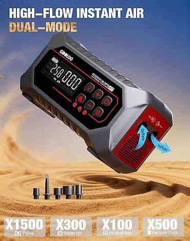 motor atv: GOOLOO A7 12-in-1 Jump Starter + Hava Kompressoru Brend: GOOLOO — 4