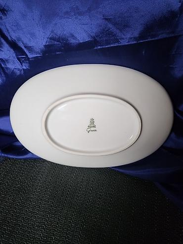 Ostali antikviteti: Oval Heinrich i Co. 1939g+ Bavaria. Oval,porcelan,kobalt,24na — 7