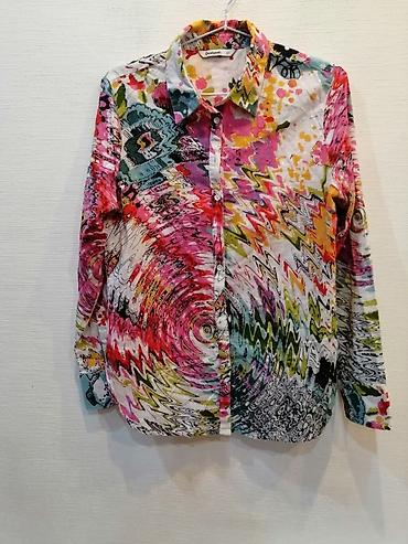 dsquared2: Desigual qadın köynəyi – M ölçü - Rəngarəng, abstrakt/çiçək motivli — 1