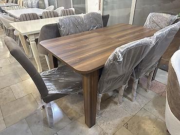 Qonaq otağı üçün, Yeni, Açılan, Oval masa, 6 stul