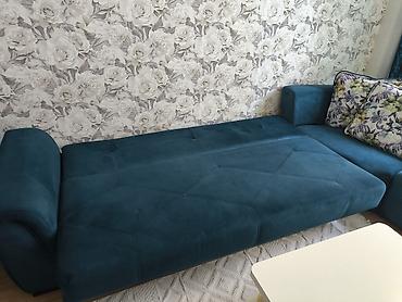 kunc divanlar ucuz: Künc divan, Yeni, Açılan, Bazalı, Vеlur parça, Çatdırılma yoxdur — 4