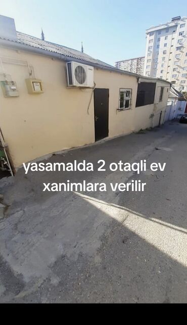 yasamalda kirayə evlər: 80 kv. m, 2 otaqlı, İnternet, Telefon, Qaz