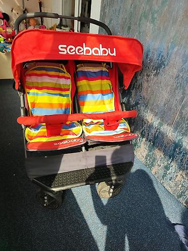 Uşaq arabaları: Seebaby ikiuşaqlı uşaq arabası - Yanbayan iki oturacaq: hər biri — 4