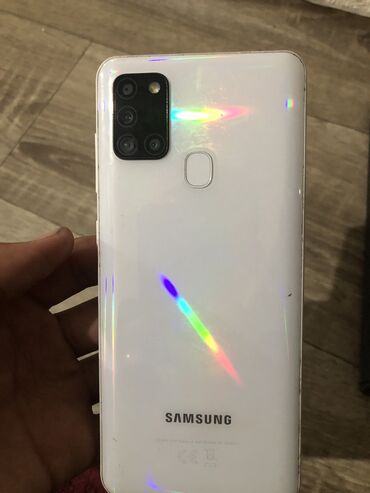 samsung galaxy s10e: Samsung Galaxy A21S, Б/у, 64 ГБ, цвет - Белый, 2 SIM