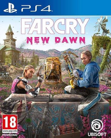 playstation пять: Оригинальный диск!!! Far Cry New Dawn (PS4) является прямым