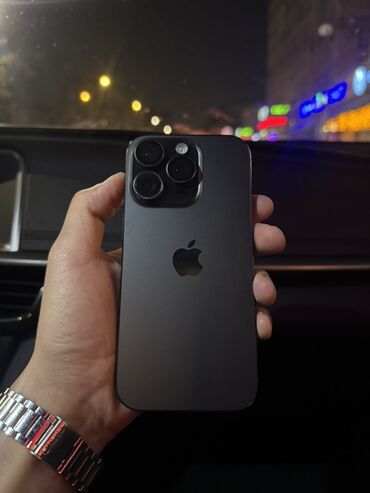 купить телефон в рассрочку без участия банка: IPhone 16 Pro, Б/у, 256 ГБ, Black Titanium
