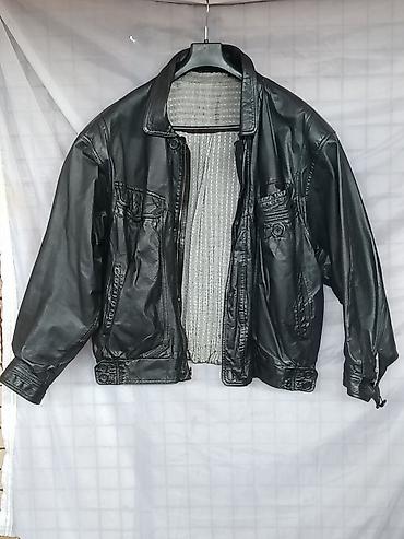 muške elegantne pantalone: Vrhunska vintage muška kožna jakna - PRIRODNA KOŽA (XXL) Na prodaju — 1