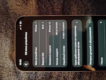 айвон 17: IPhone 12, белый цвет Характеристики и информация с устройства — 1