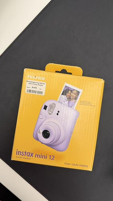 FUJIFILM Instax mini 12, цвет Lilac Purple (сиреневый) - Моментальная