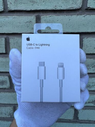 кабель для айфона: Зарядний кабель Apple для iPhone Lightning USB-C кабель 1м кабель шнур